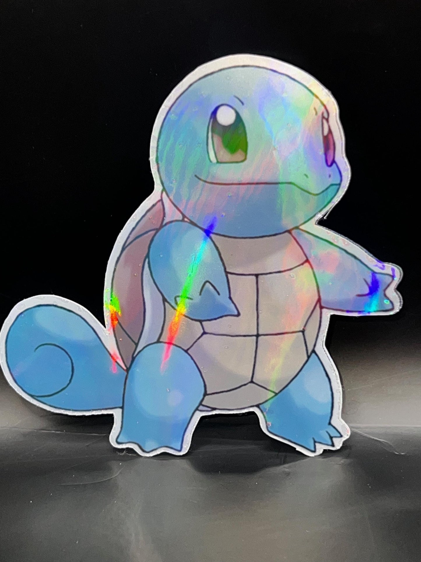 Metallic, Laminated Pokemon- Squirtle Sticker
