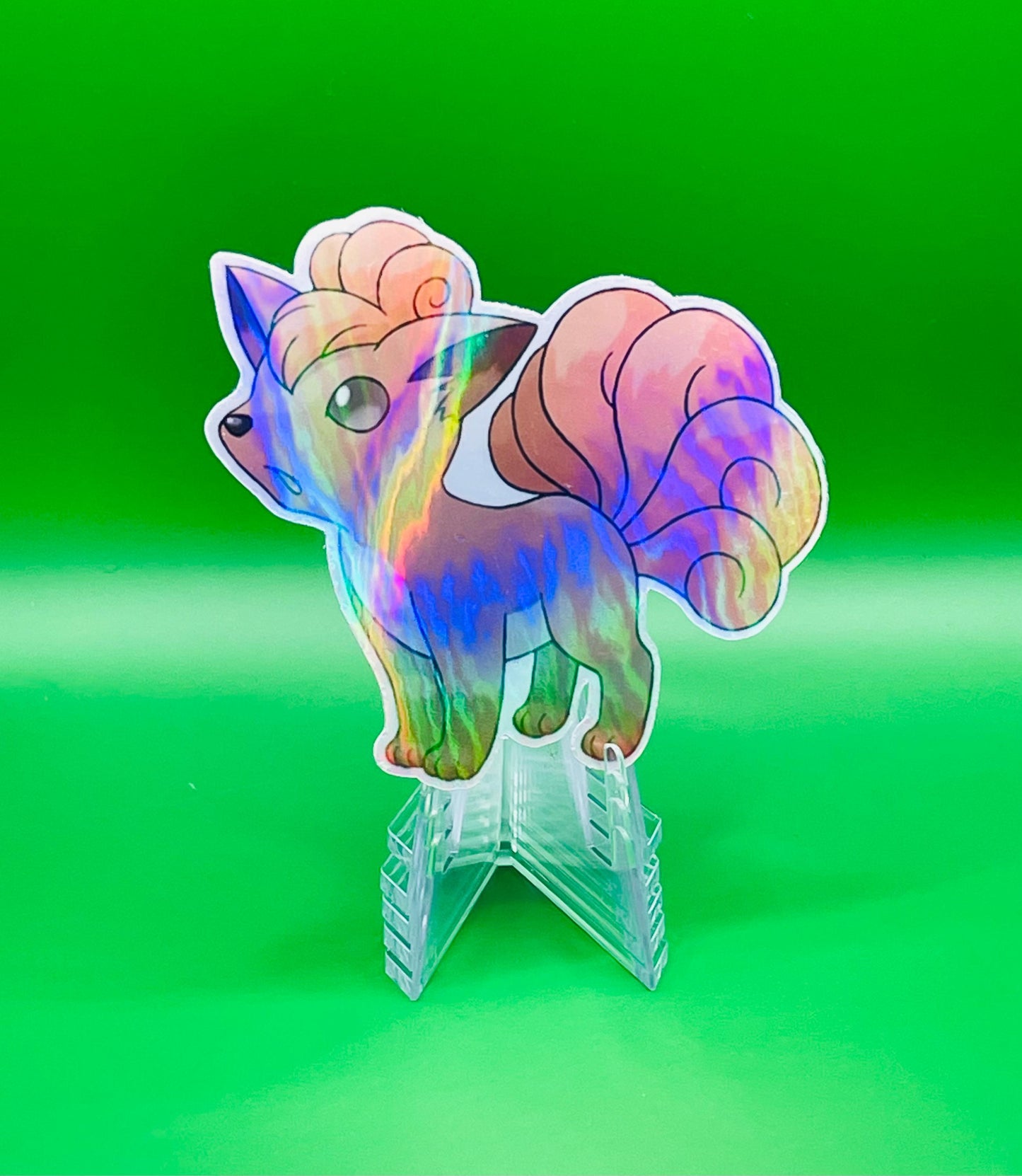 Metallic and Laminated Pokemon - Vulpix Sticker