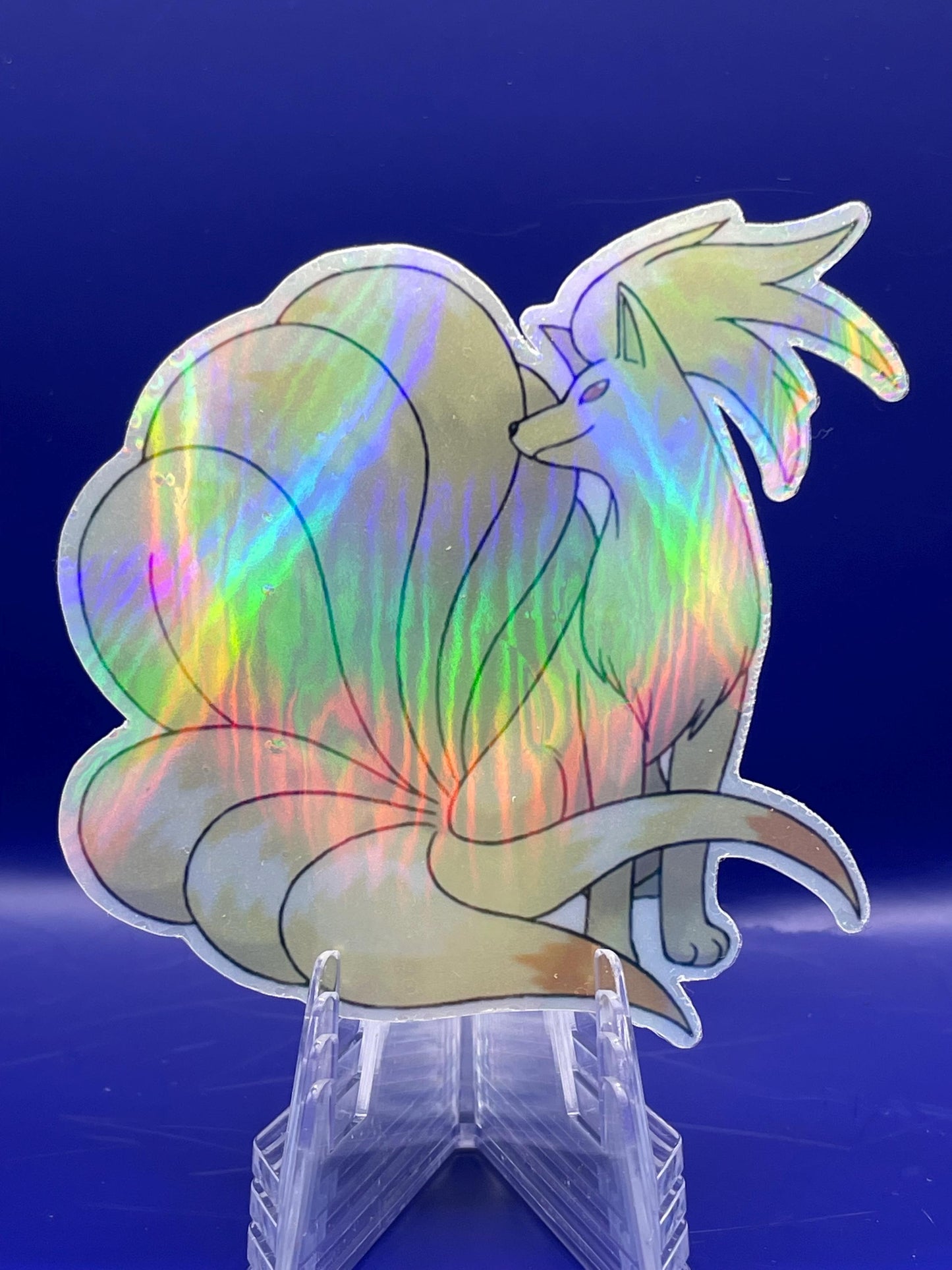 Premium Metallic/Laminated Pokemon Sticker- Ninetales