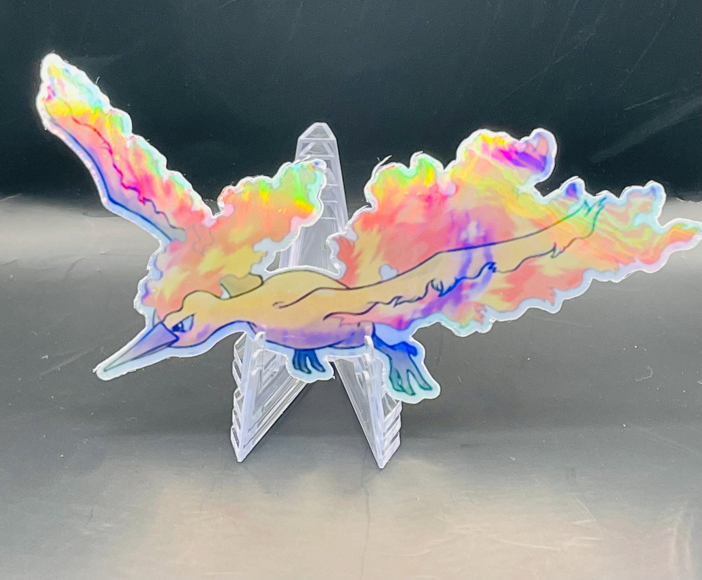 Metallic and Laminated Legendary Pokemon- Moltres