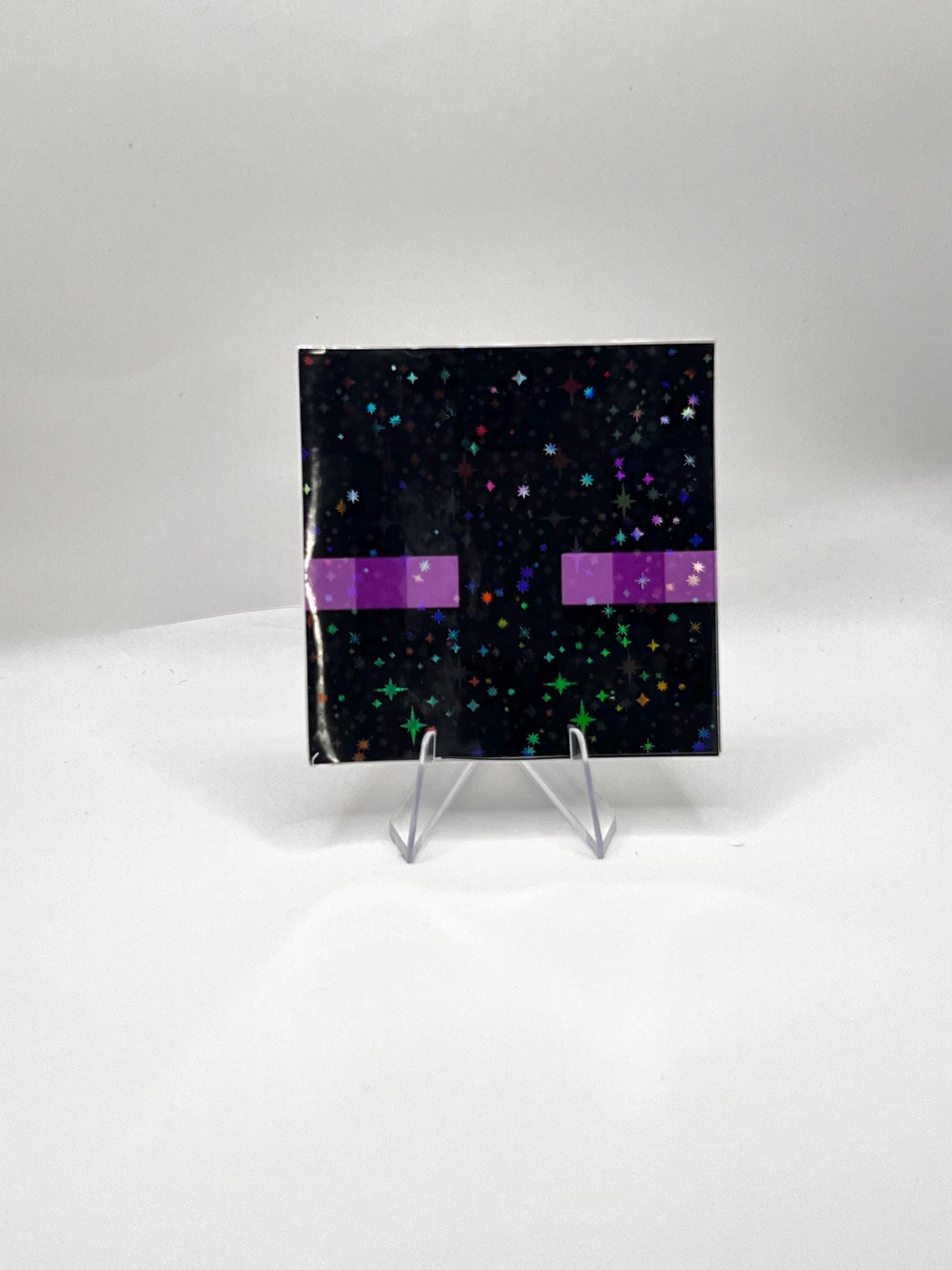 Galaxy Laminated Enderman Sticker