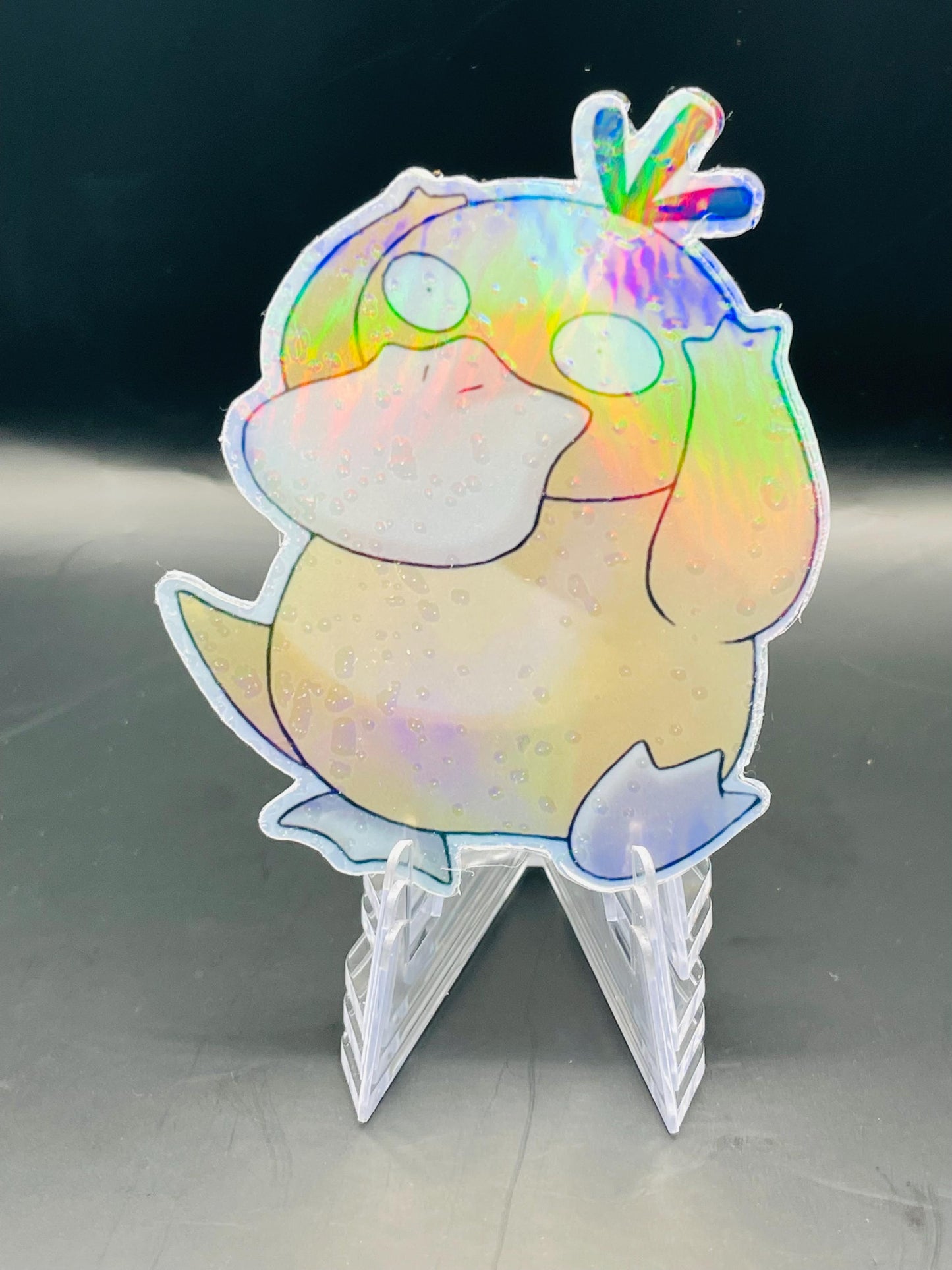 Metallic and Laminated Pokemon- Psyduck Sticker