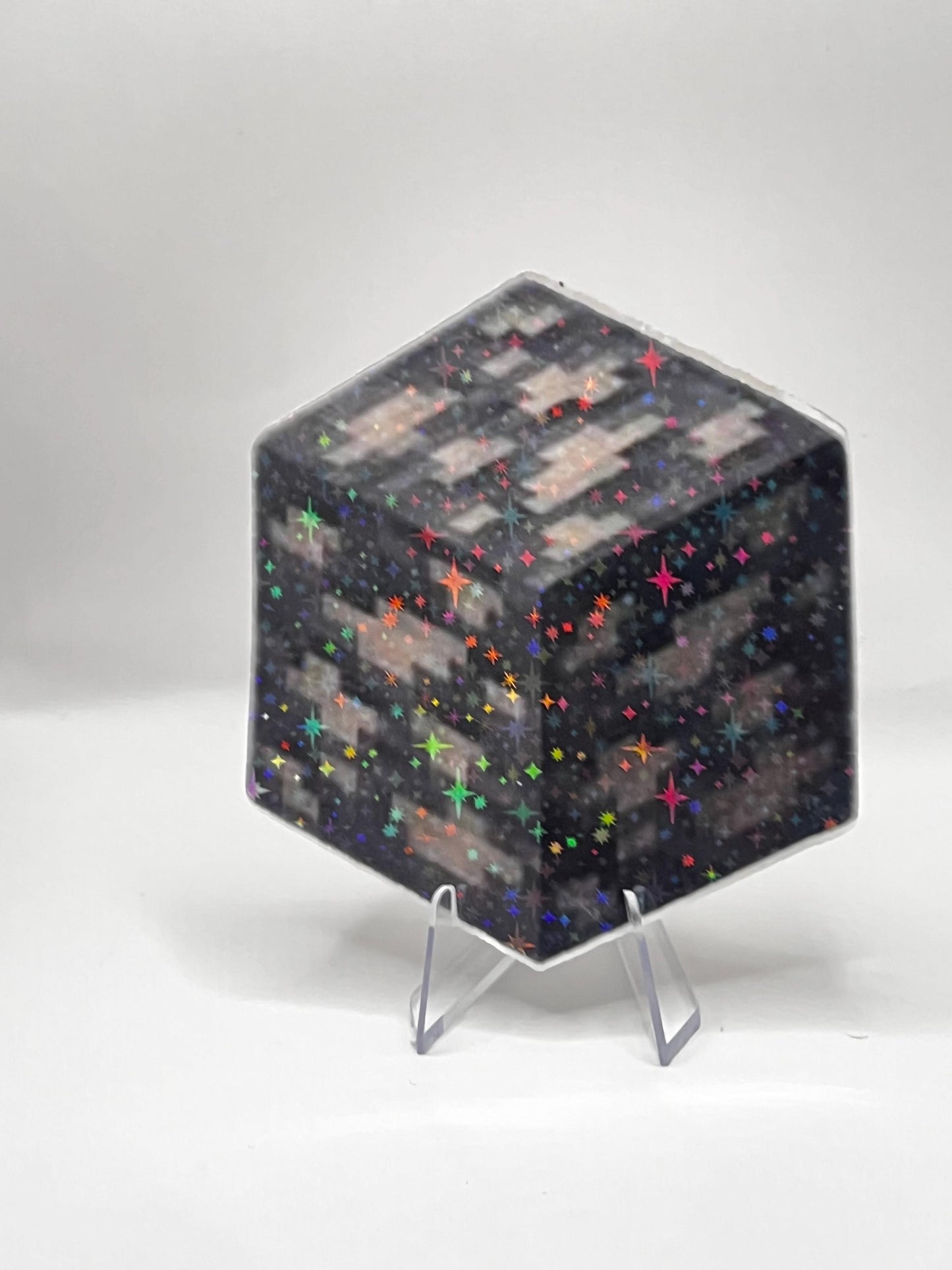 Galaxy Laminated Iron block Sticker