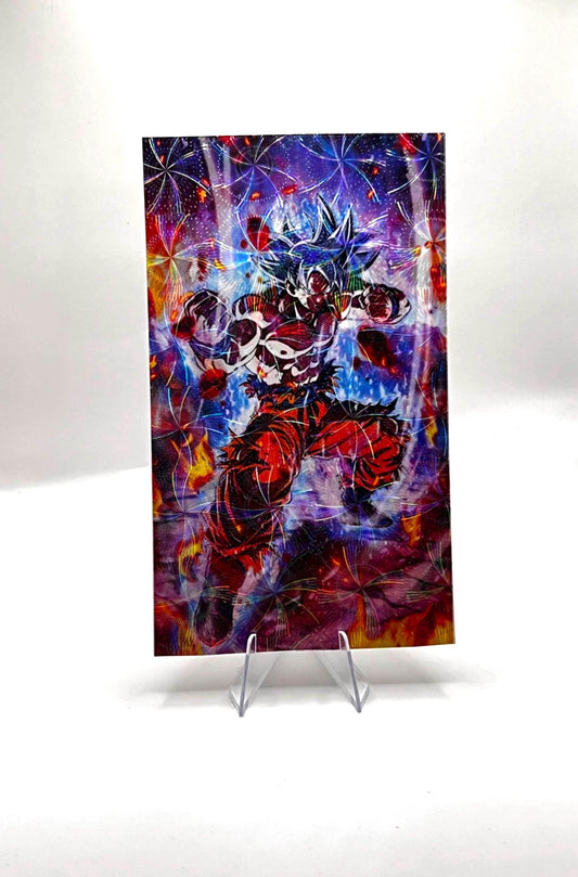 Spiral Laminated Goku (Master of Ultra Instinct) Sticker