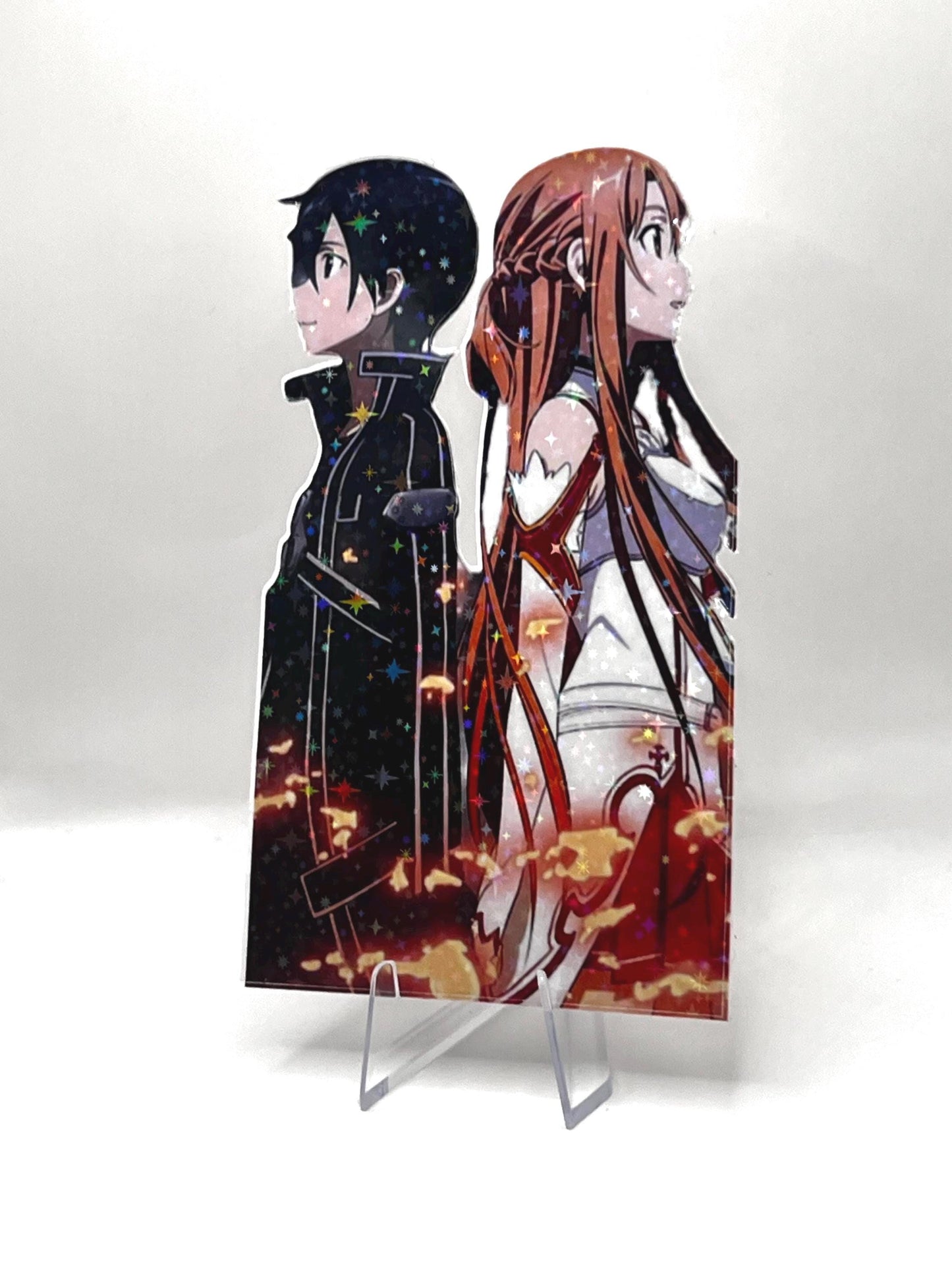 Kazuto Kirigaya & Asuna Galaxy Laminated Sticker
