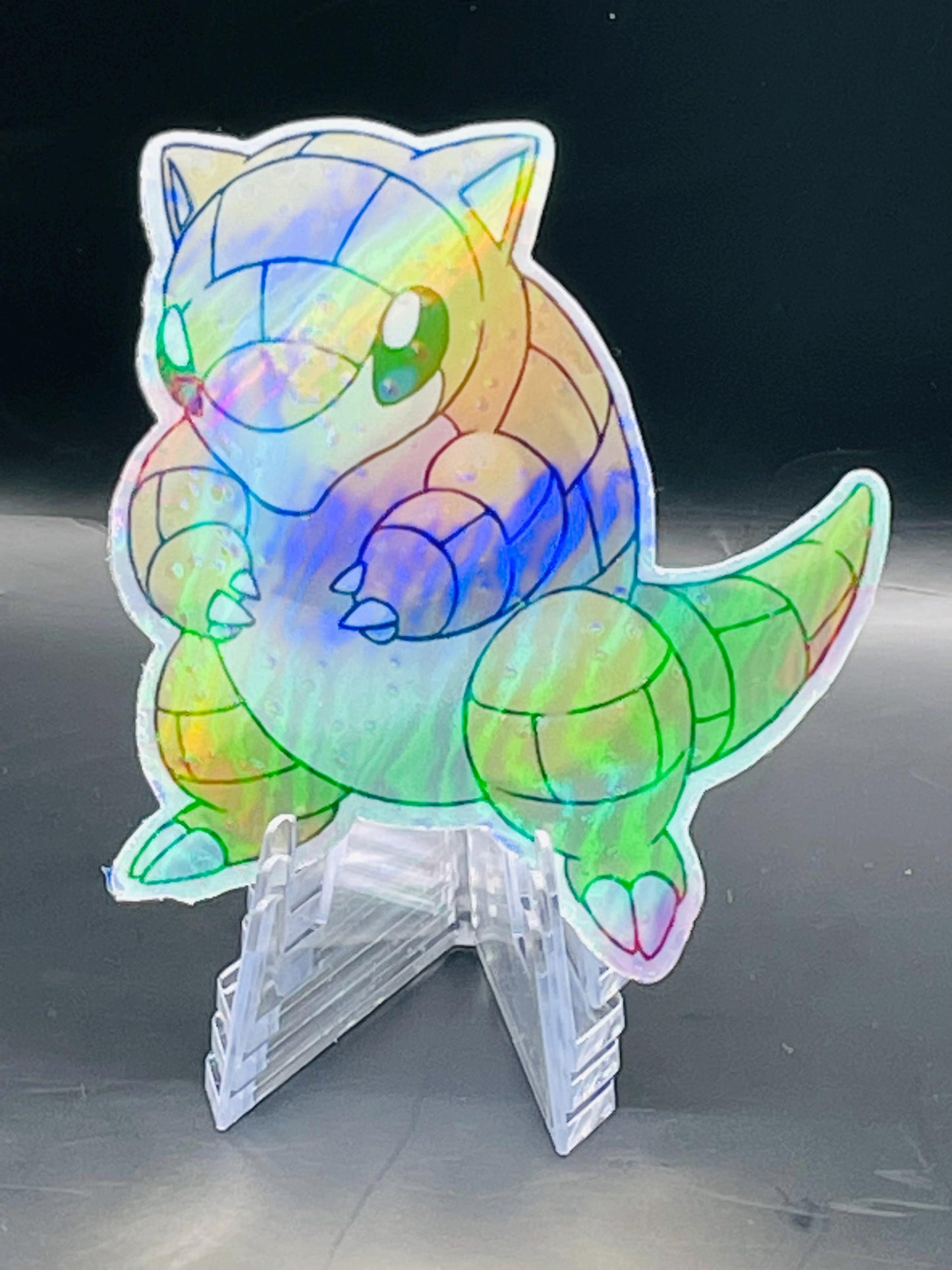 Metallic and Laminated Pokemon - Sandshrew Sticker