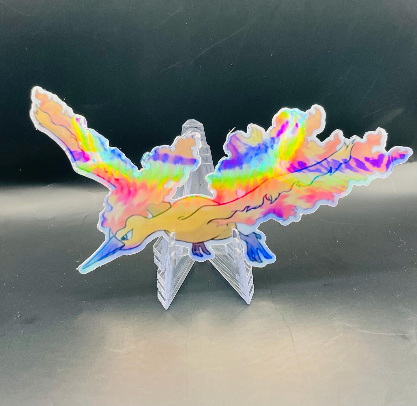 Metallic and Laminated Legendary Pokemon- Moltres