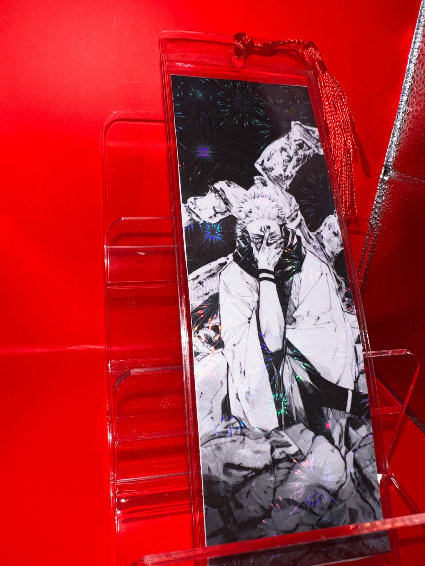 Firework Laminated/Tasselled Jujustu Kaisen Bookmark