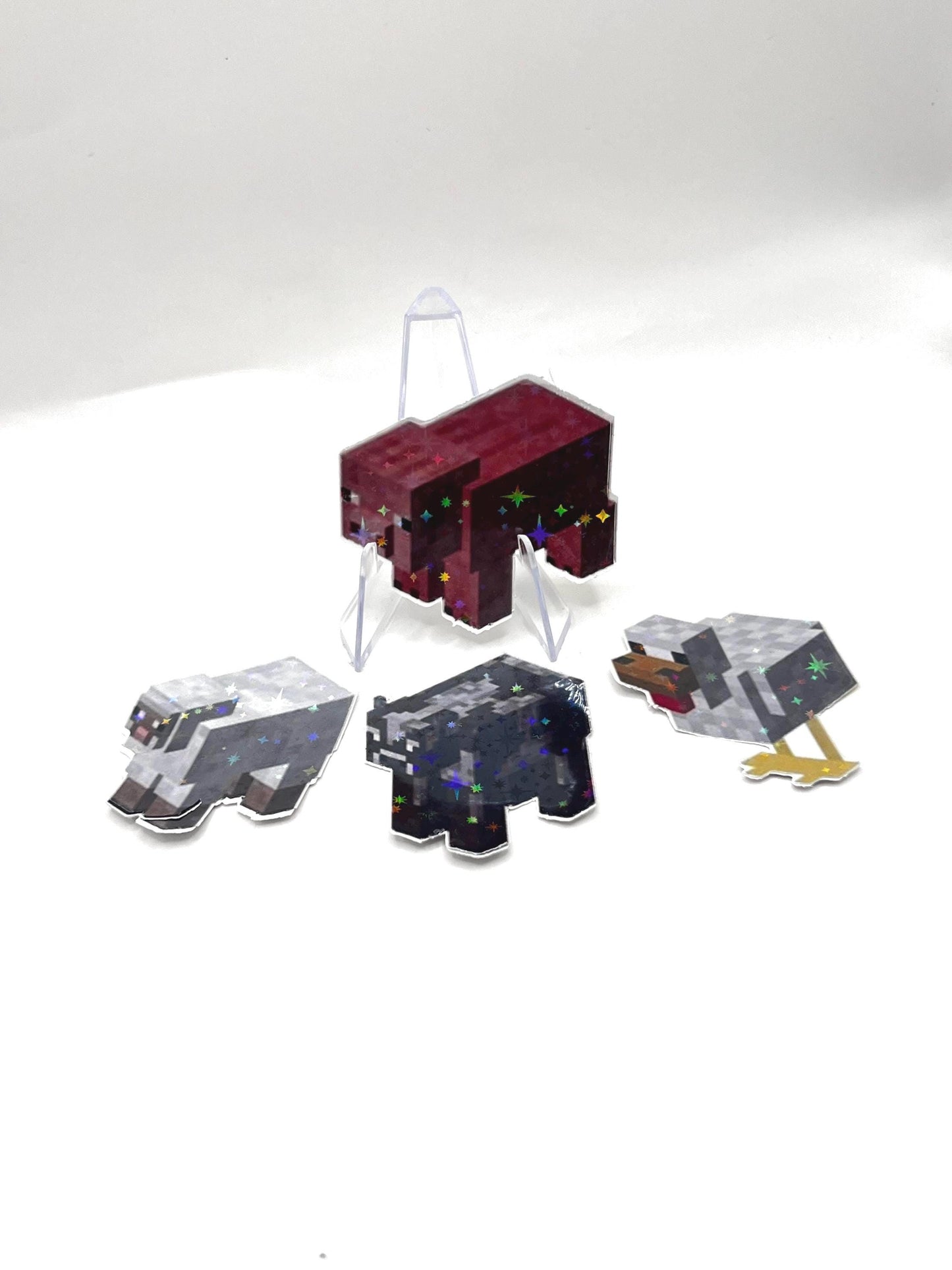 Galaxy Laminated Minecraft Mini Animal Set