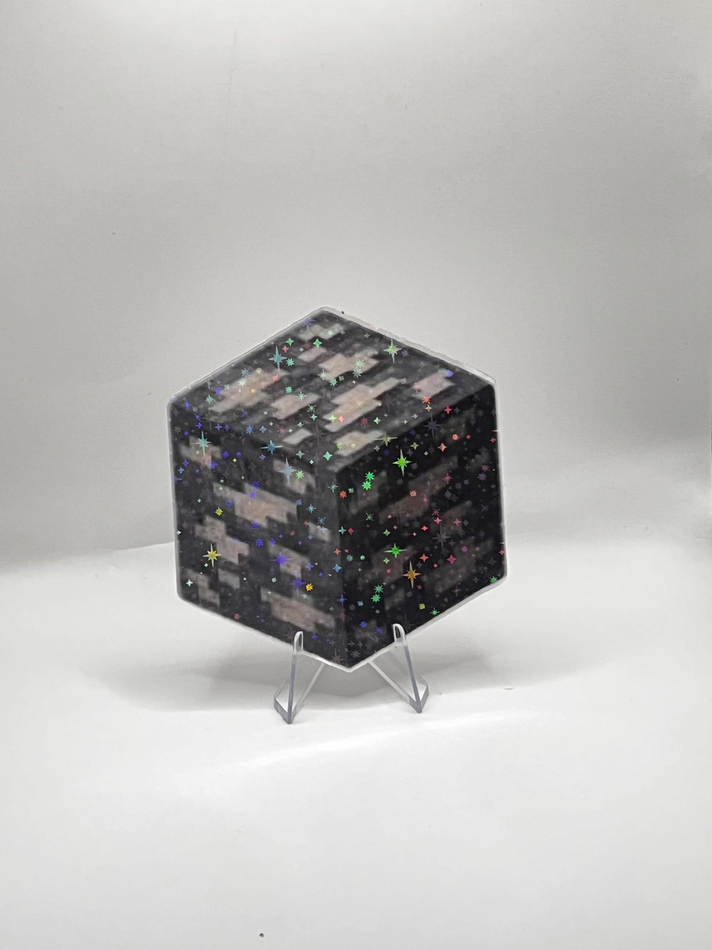 Galaxy Laminated Iron block Sticker