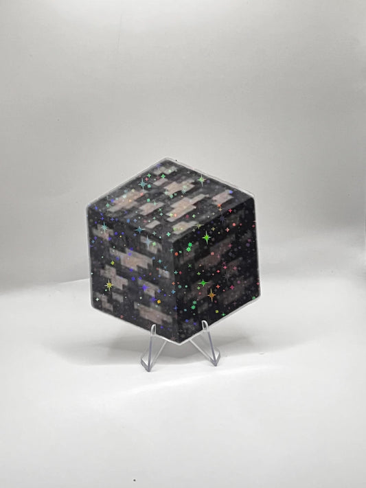 Galaxy Laminated Iron block Sticker