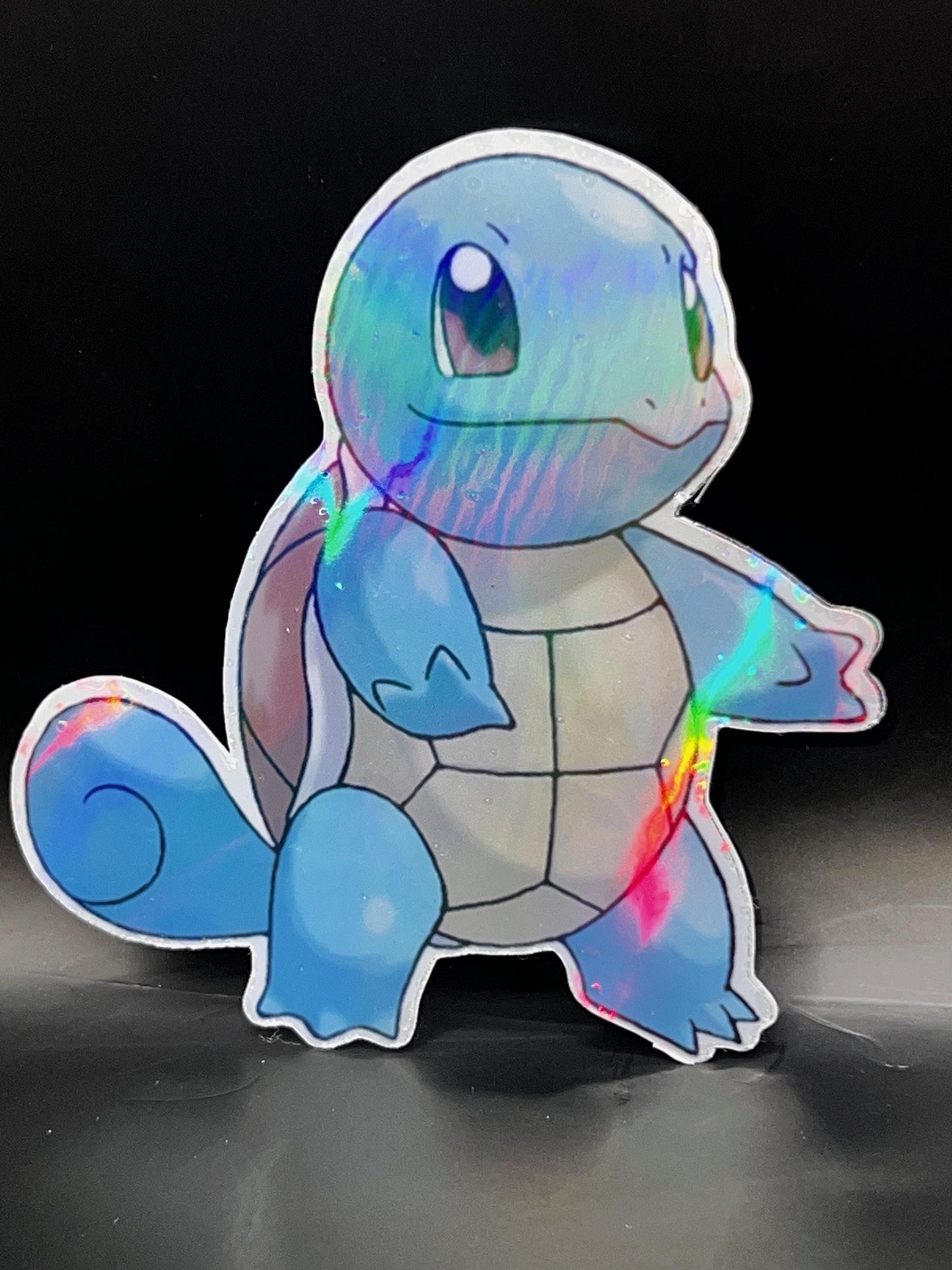 Metallic, Laminated Pokemon- Squirtle Sticker