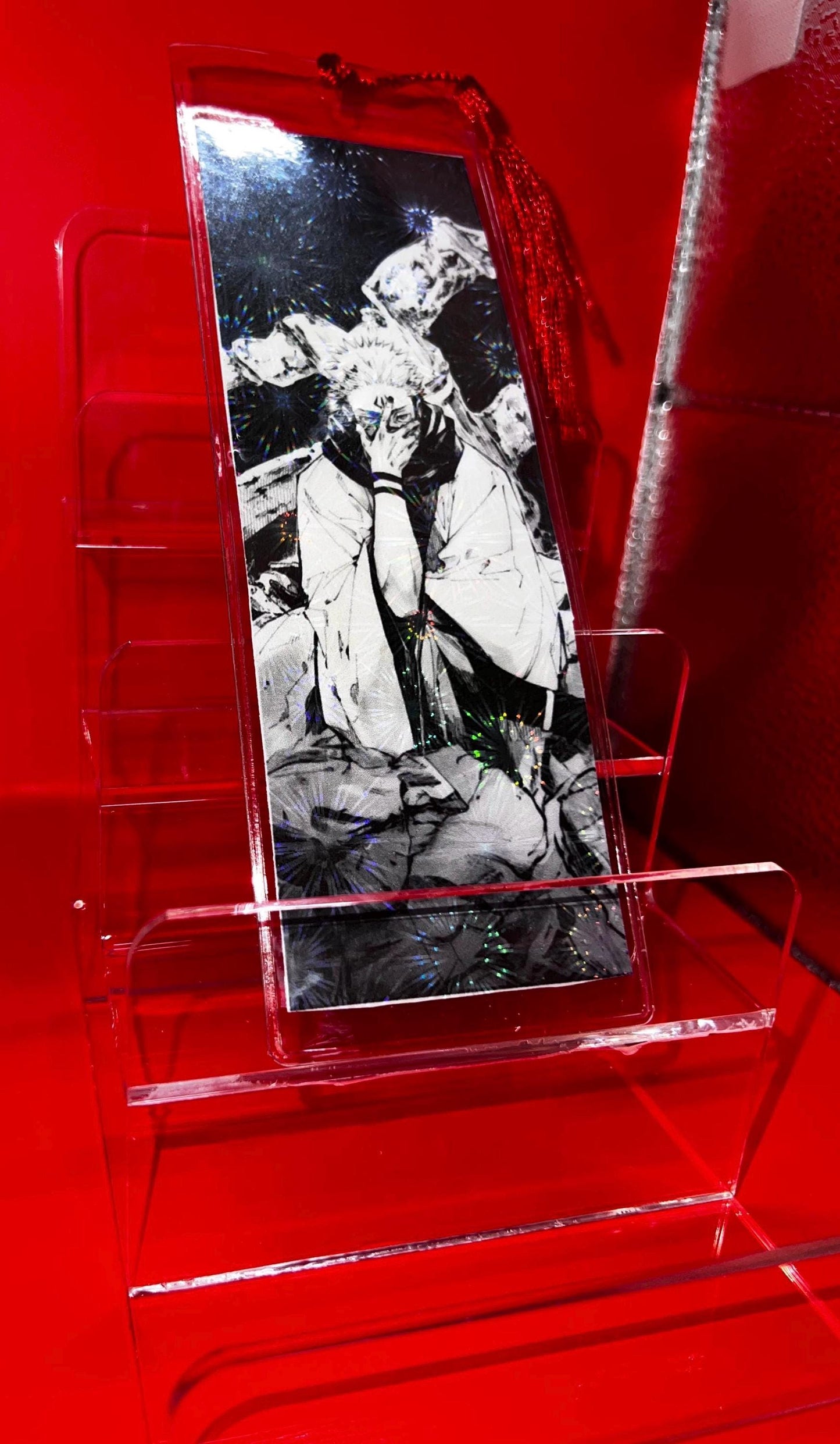Firework Laminated/Tasselled Jujustu Kaisen Bookmark