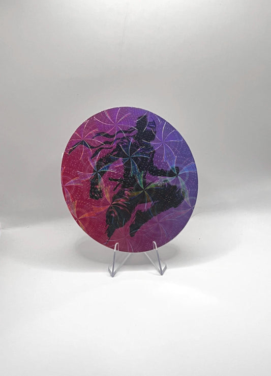 Spiral Laminated Ninja Sticker