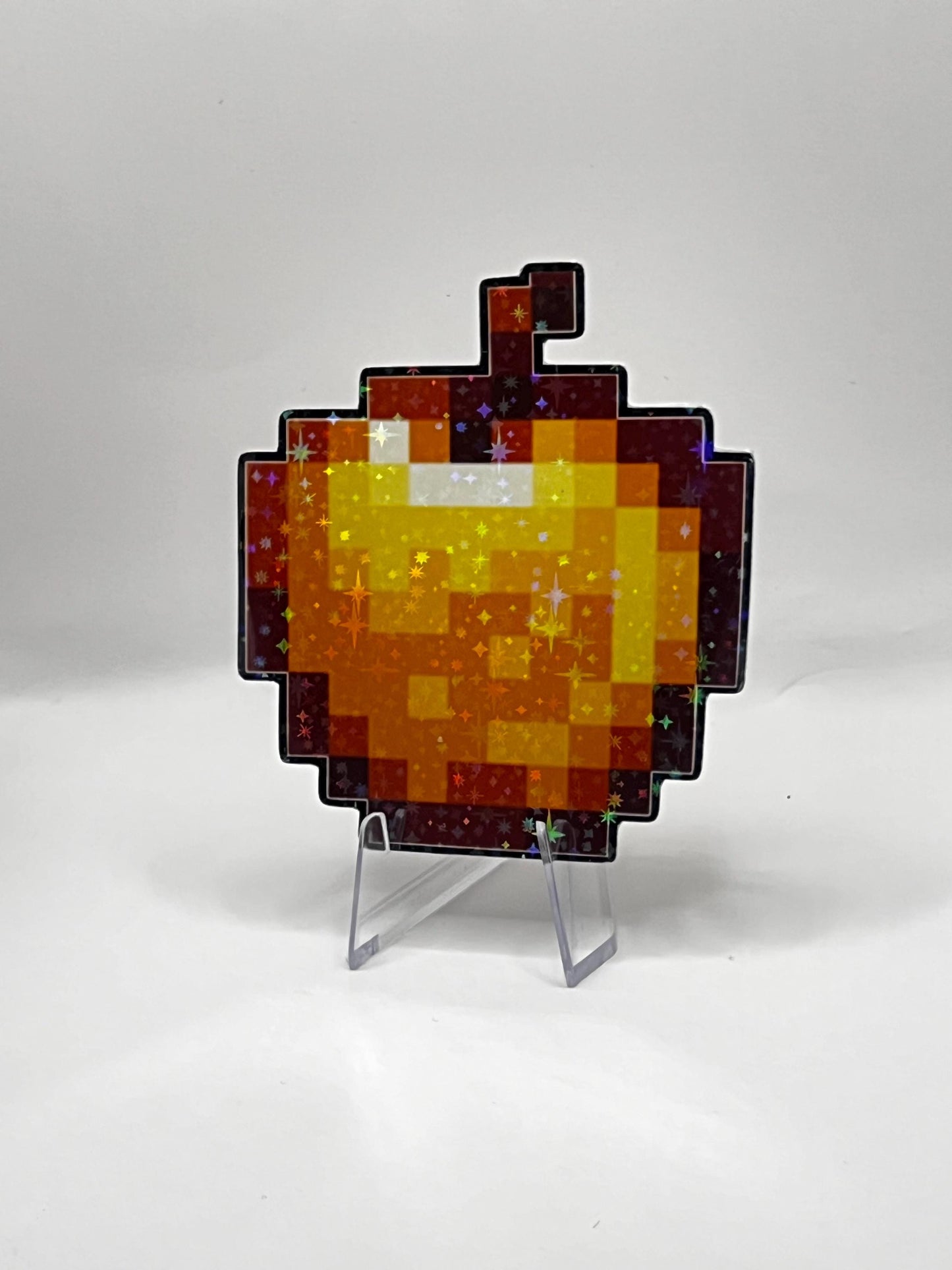 Galaxy Laminated Golden Apple(Minecraft) Sticker