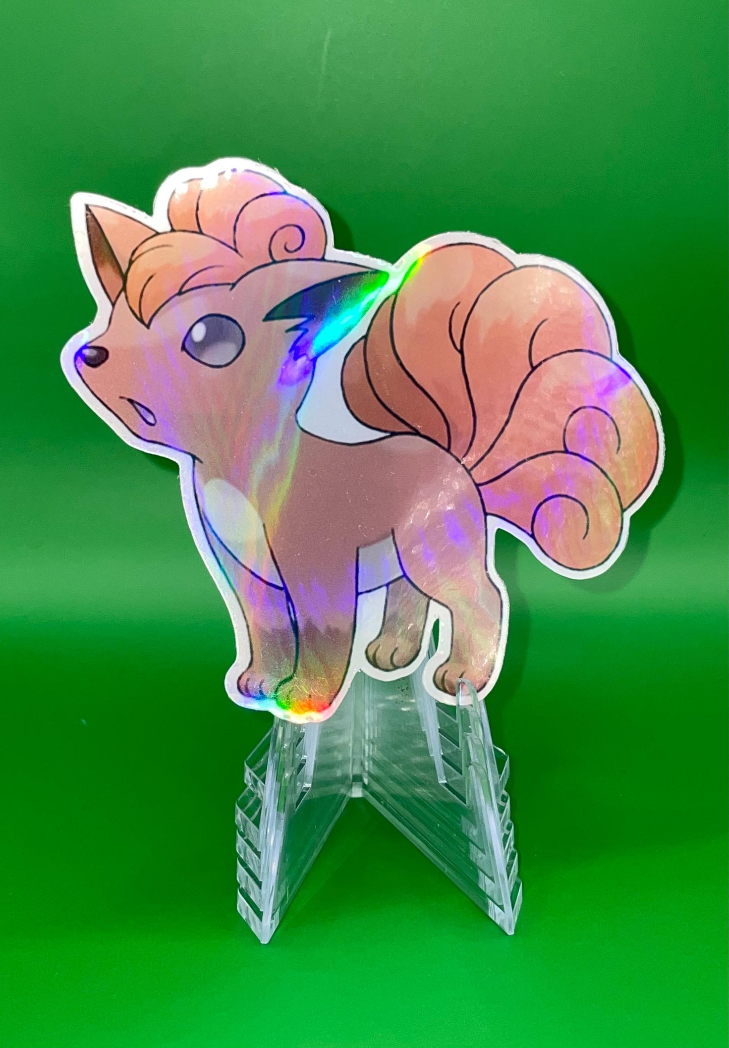 Metallic and Laminated Pokemon - Vulpix Sticker