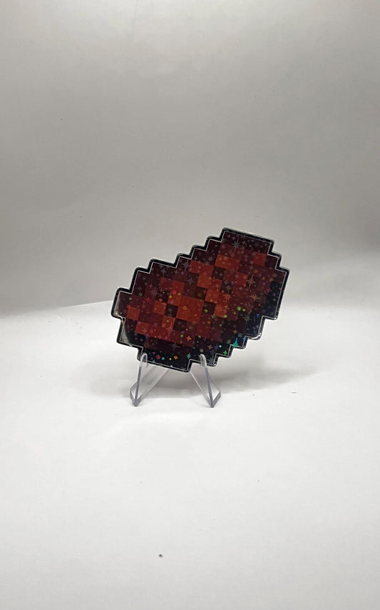 Galaxy Laminated Steak(Minecraft) Sticker