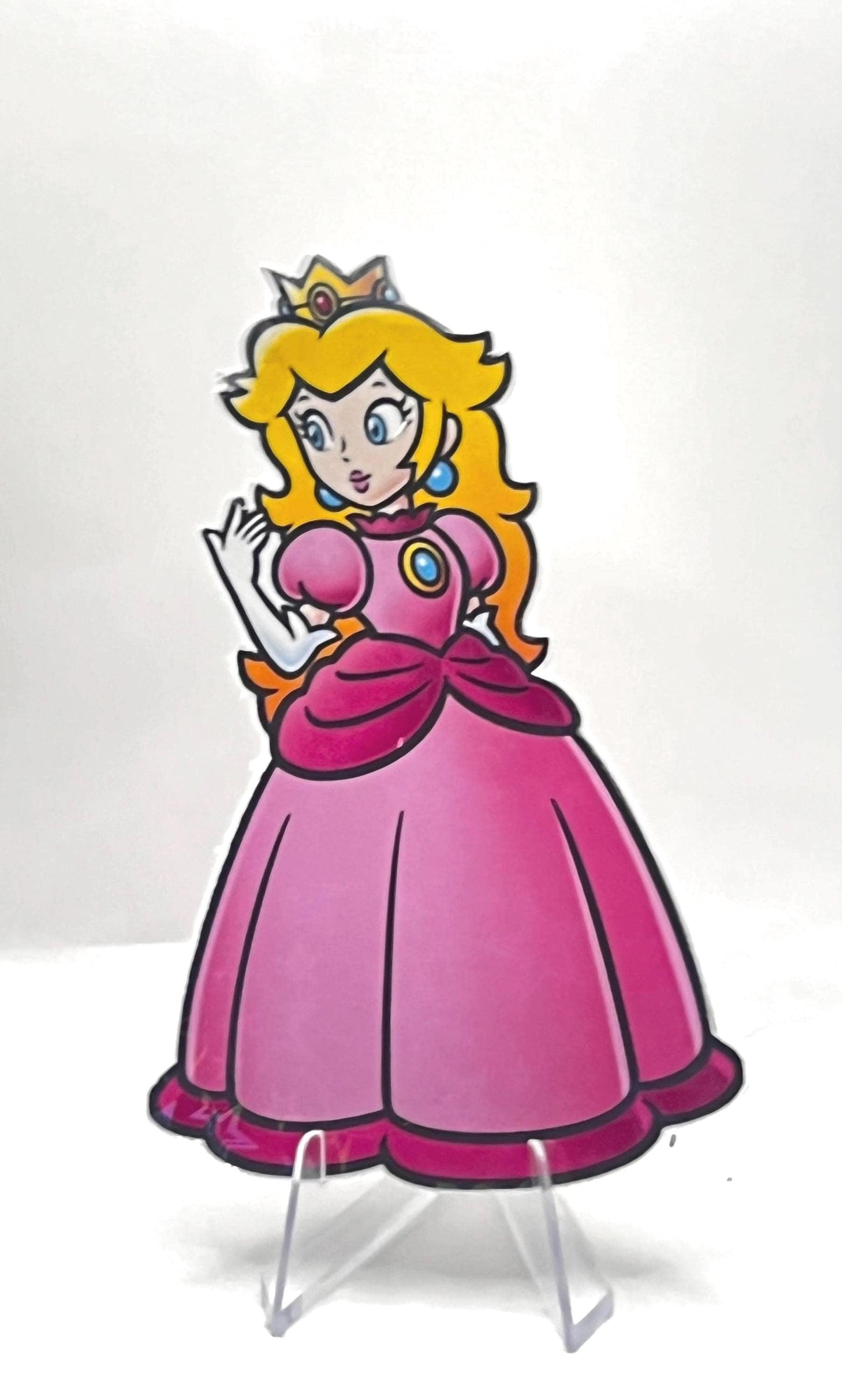 Star Laminated Princess Peach Sticker