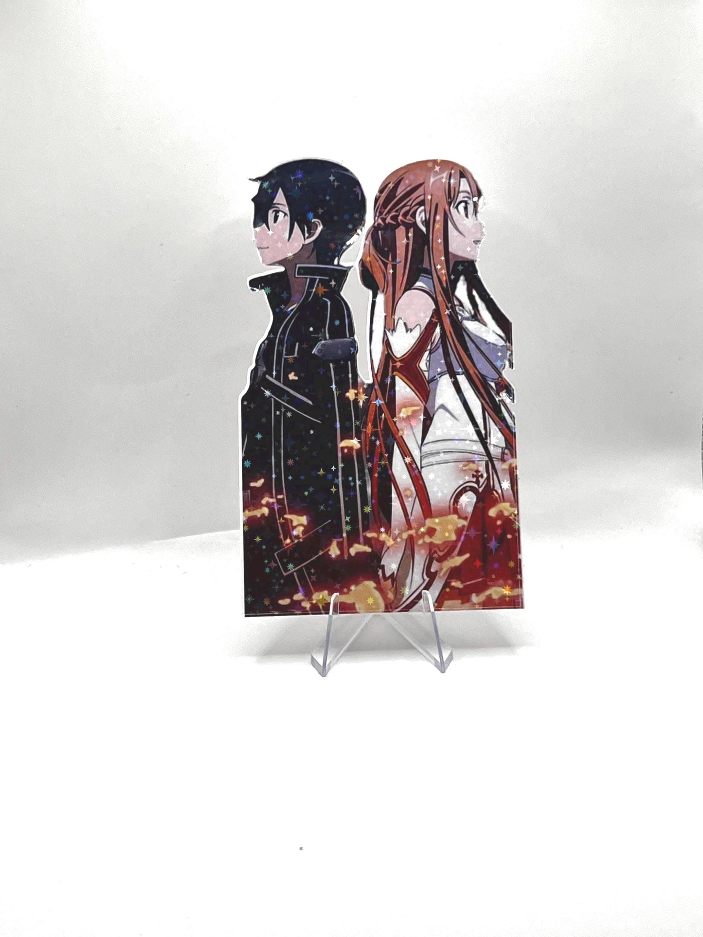 Kazuto Kirigaya & Asuna Galaxy Laminated Sticker