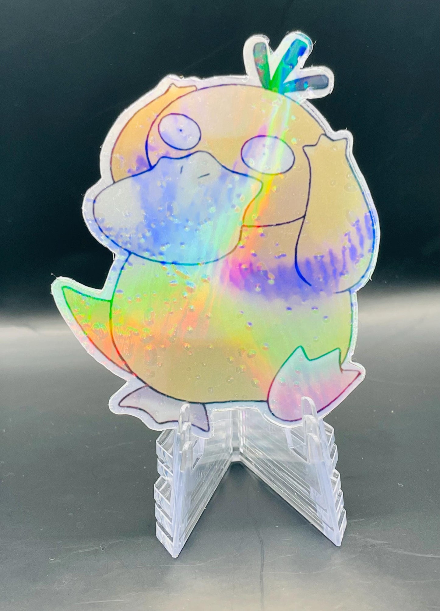 Metallic and Laminated Pokemon- Psyduck Sticker