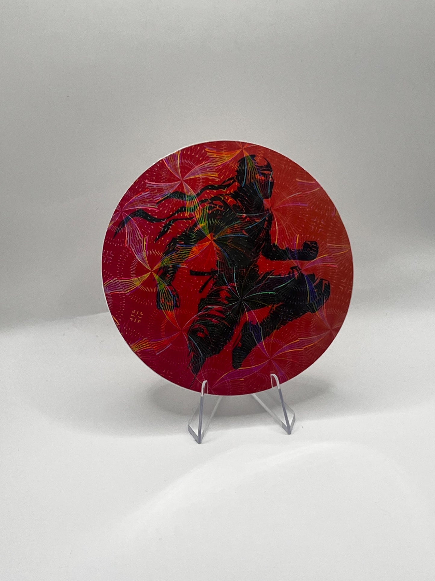 Spiral Laminated Ninja Sticker