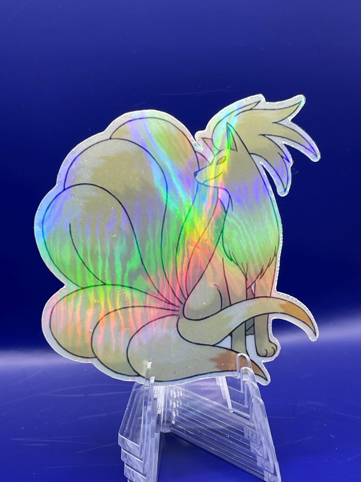 Premium Metallic/Laminated Pokemon Sticker- Ninetales