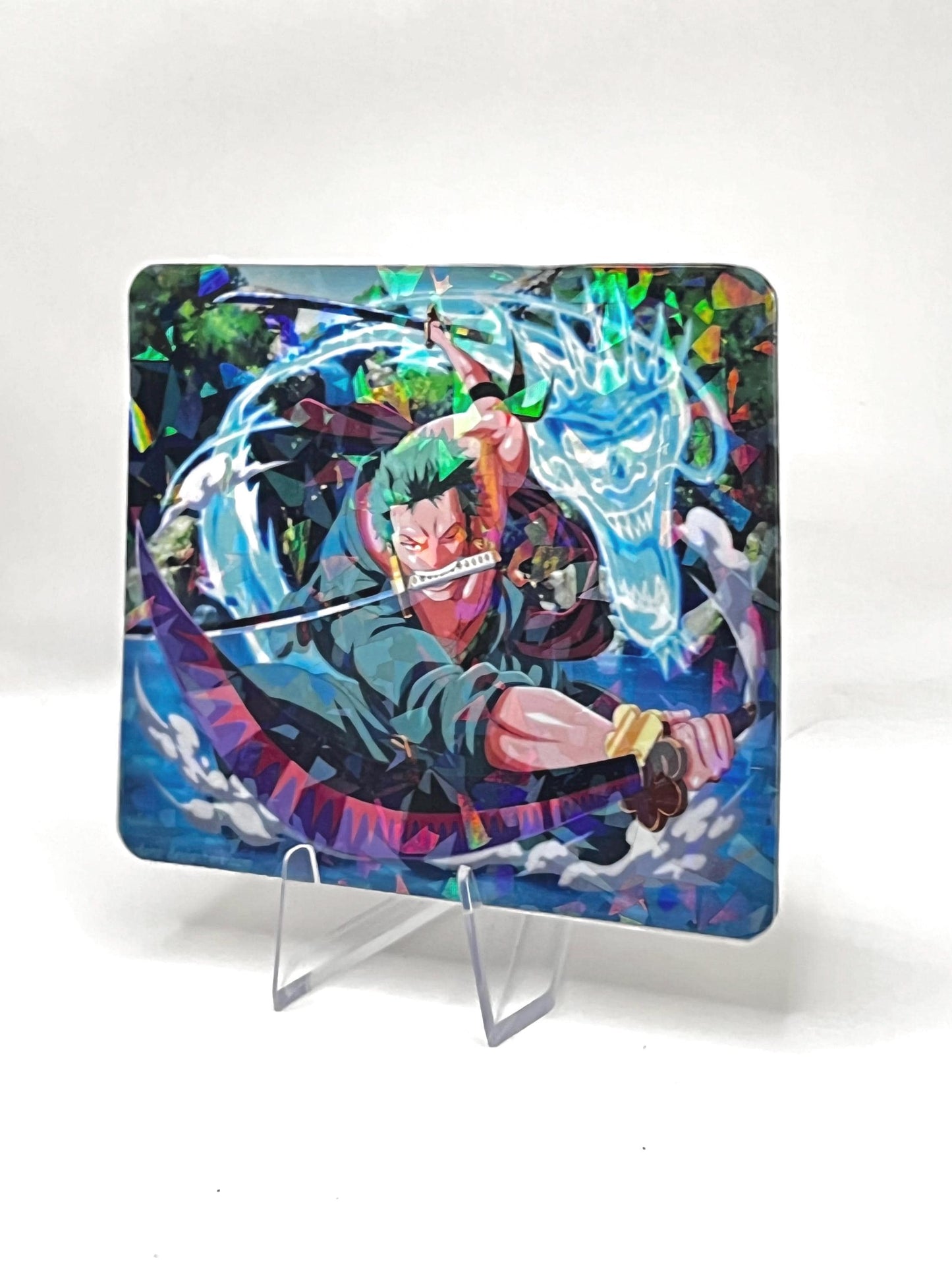 Broken Glass Laminated Zoro(One Piece) Sticker