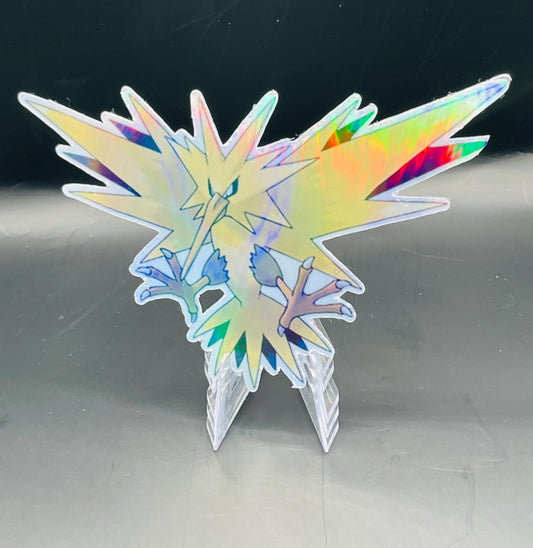 Metallic Laminated Legendary Pokemon- Zapdos