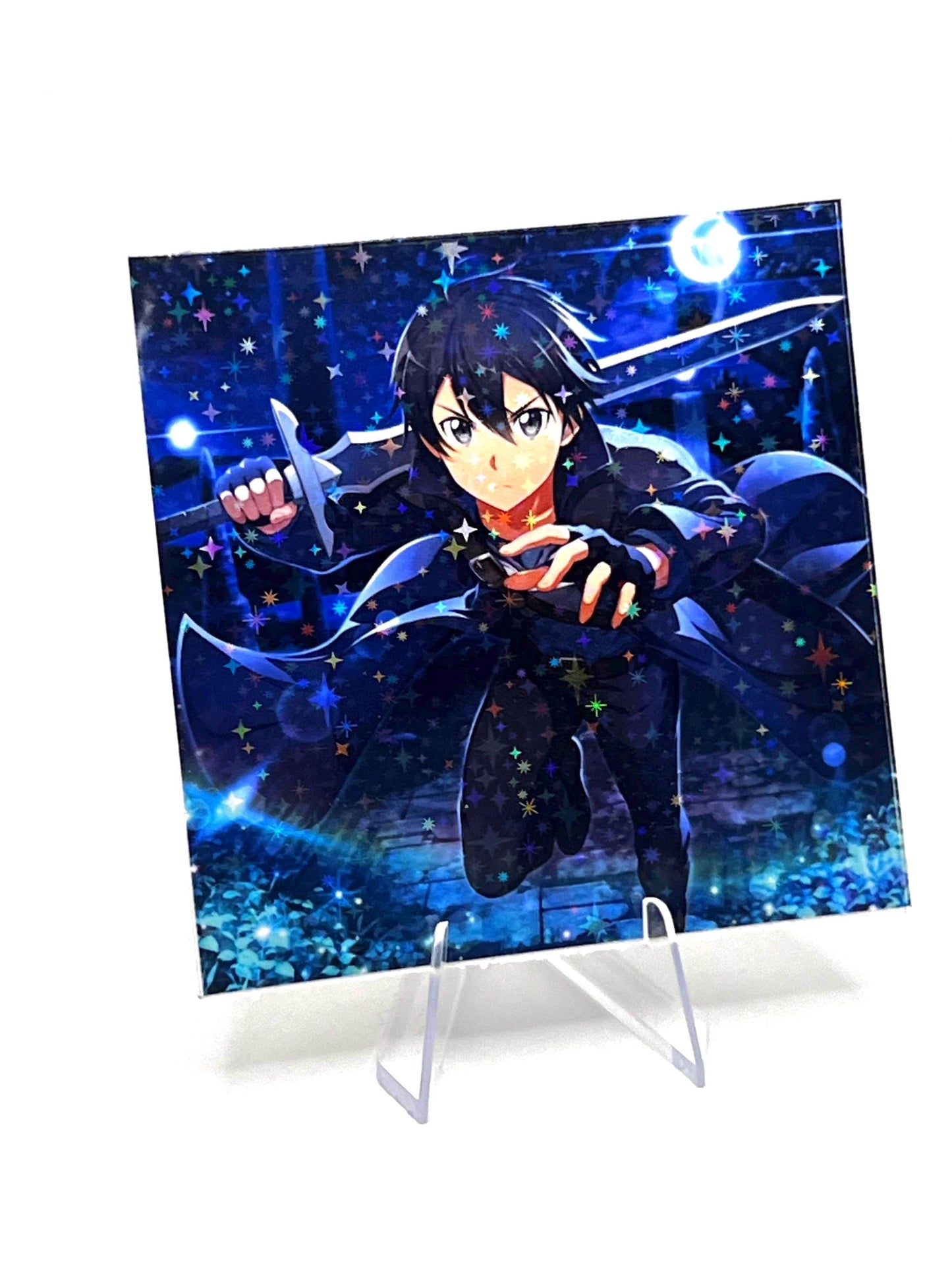 Kazuto Kirigaya Galaxy Laminated Sticker