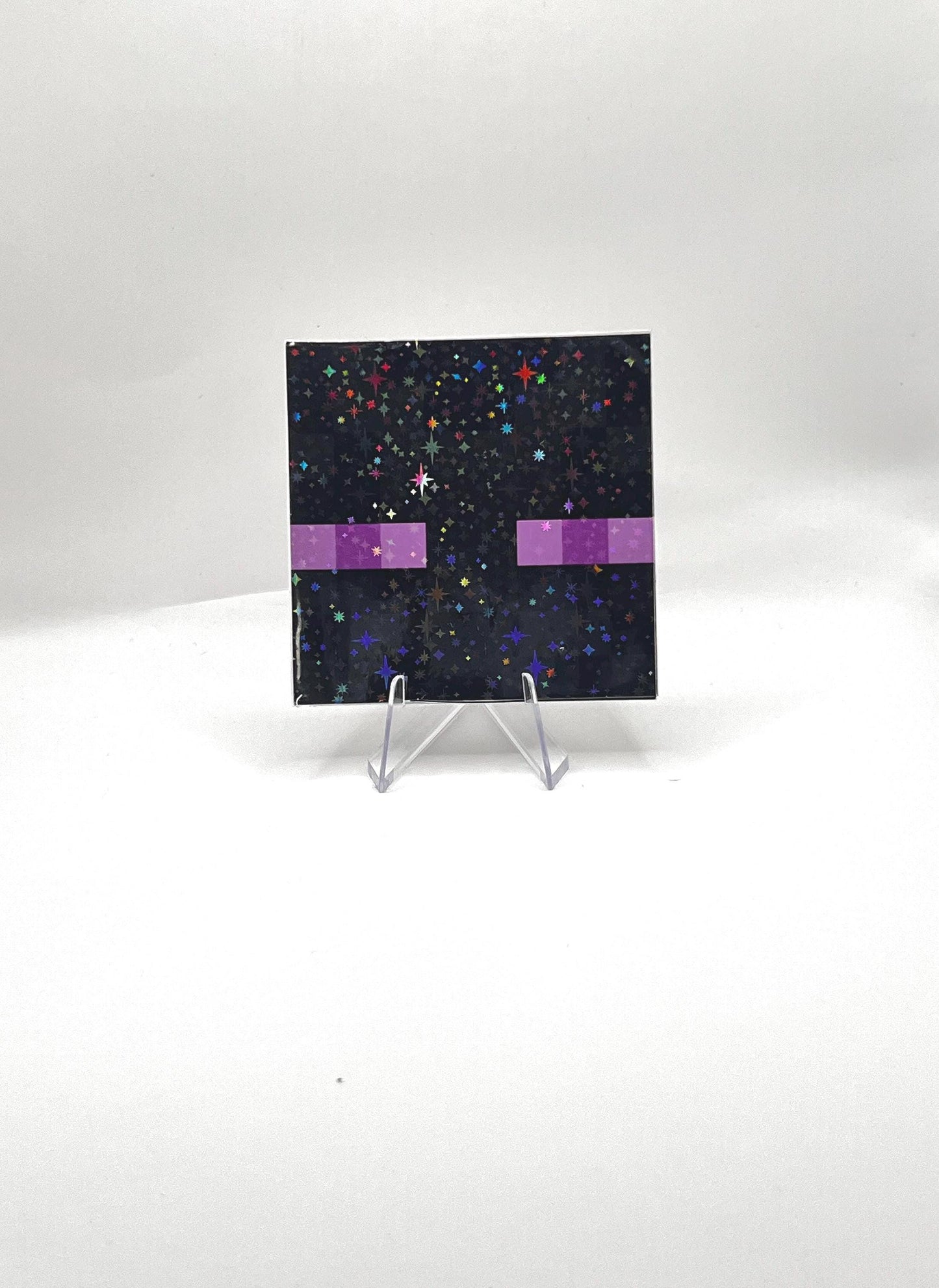 Galaxy Laminated Enderman Sticker