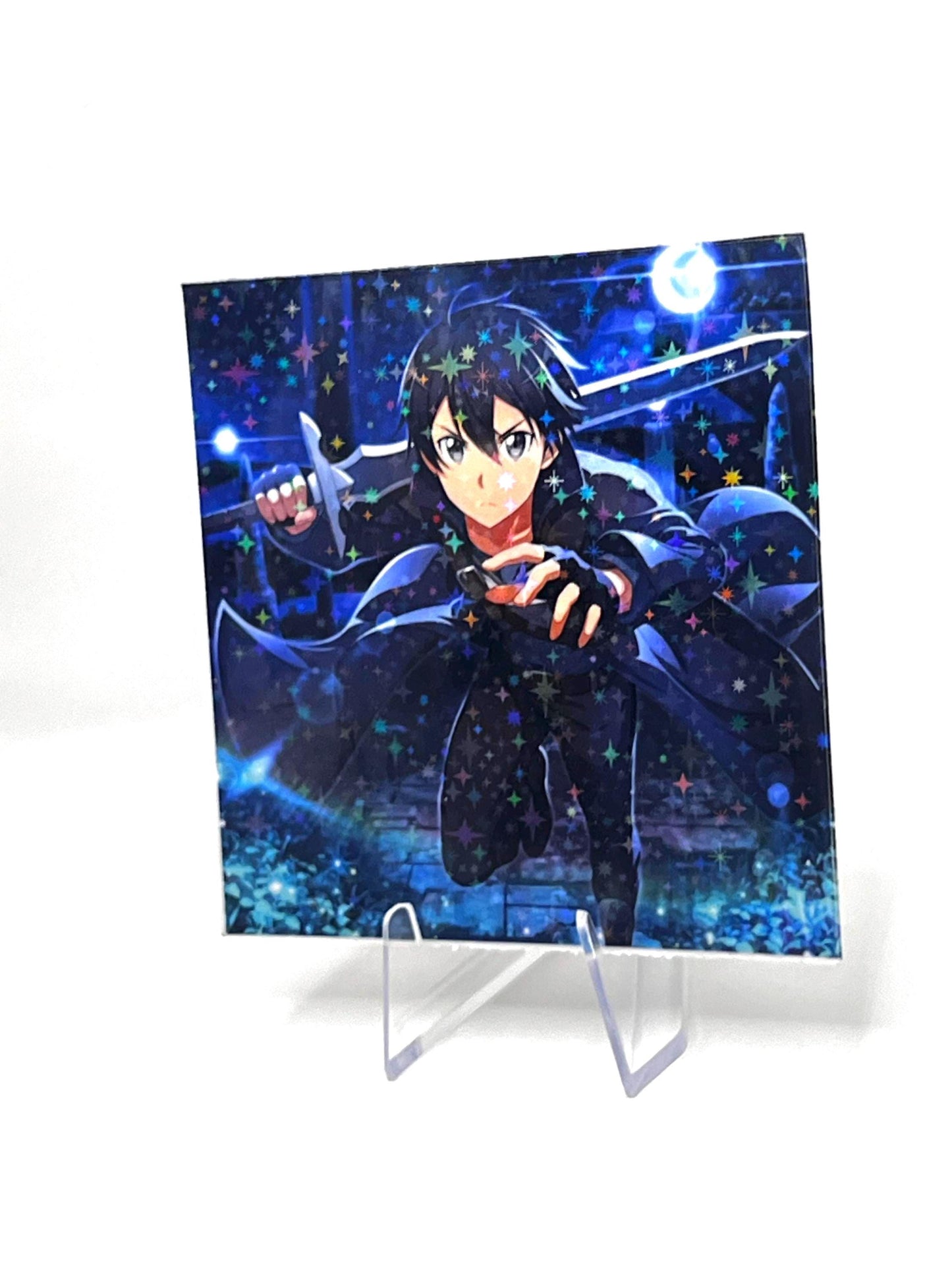Kazuto Kirigaya Galaxy Laminated Sticker