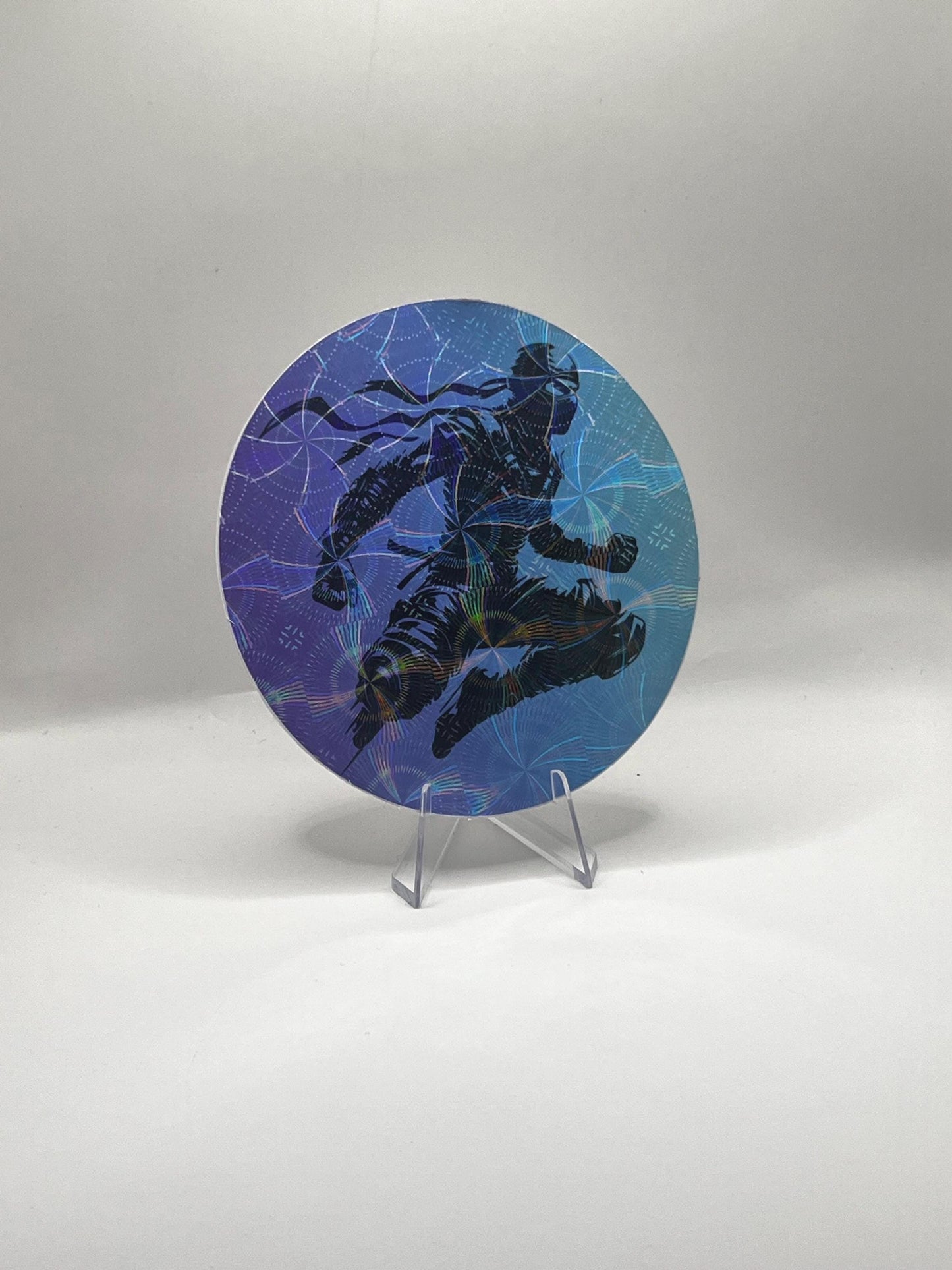 Spiral Laminated Ninja Sticker