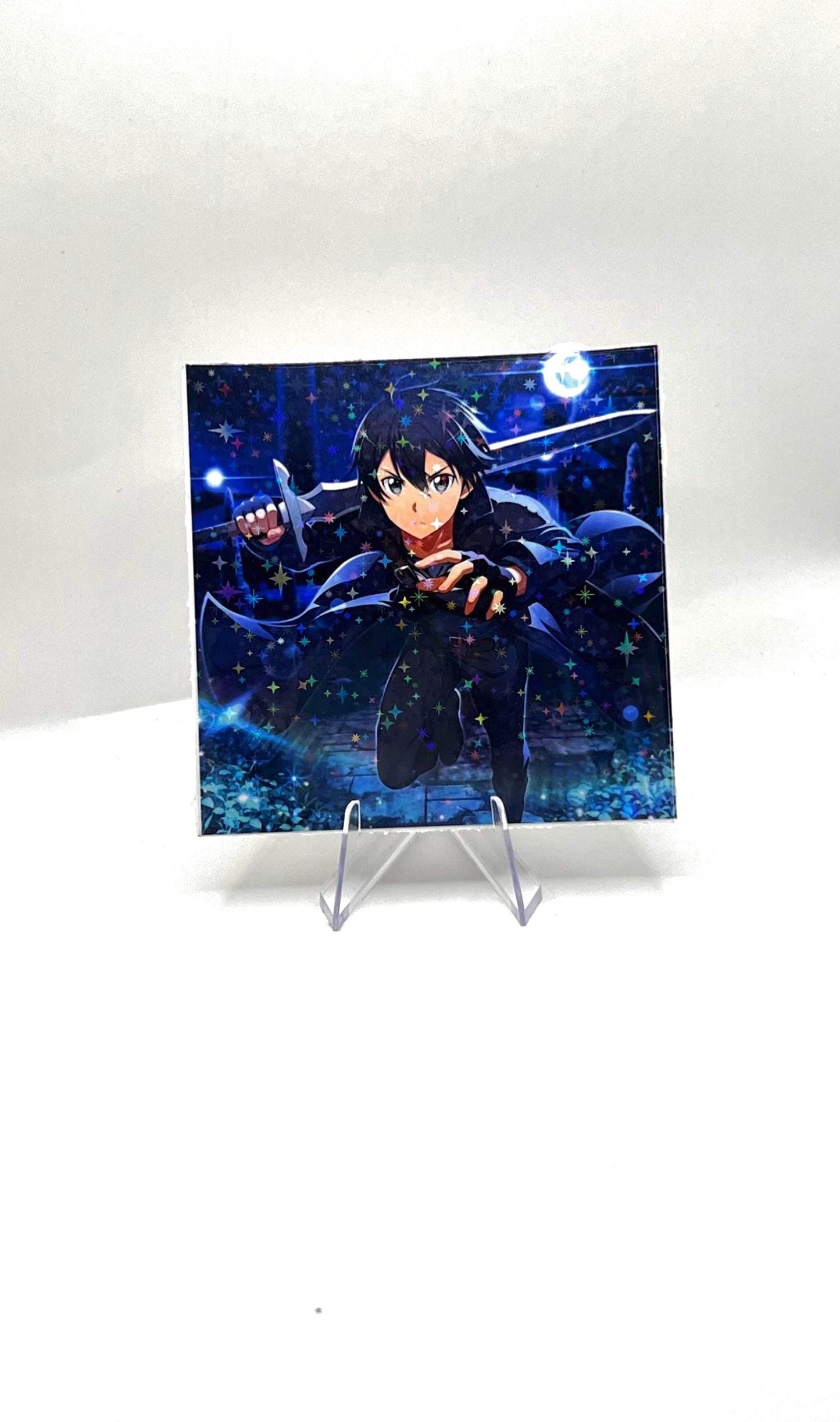 Kazuto Kirigaya Galaxy Laminated Sticker