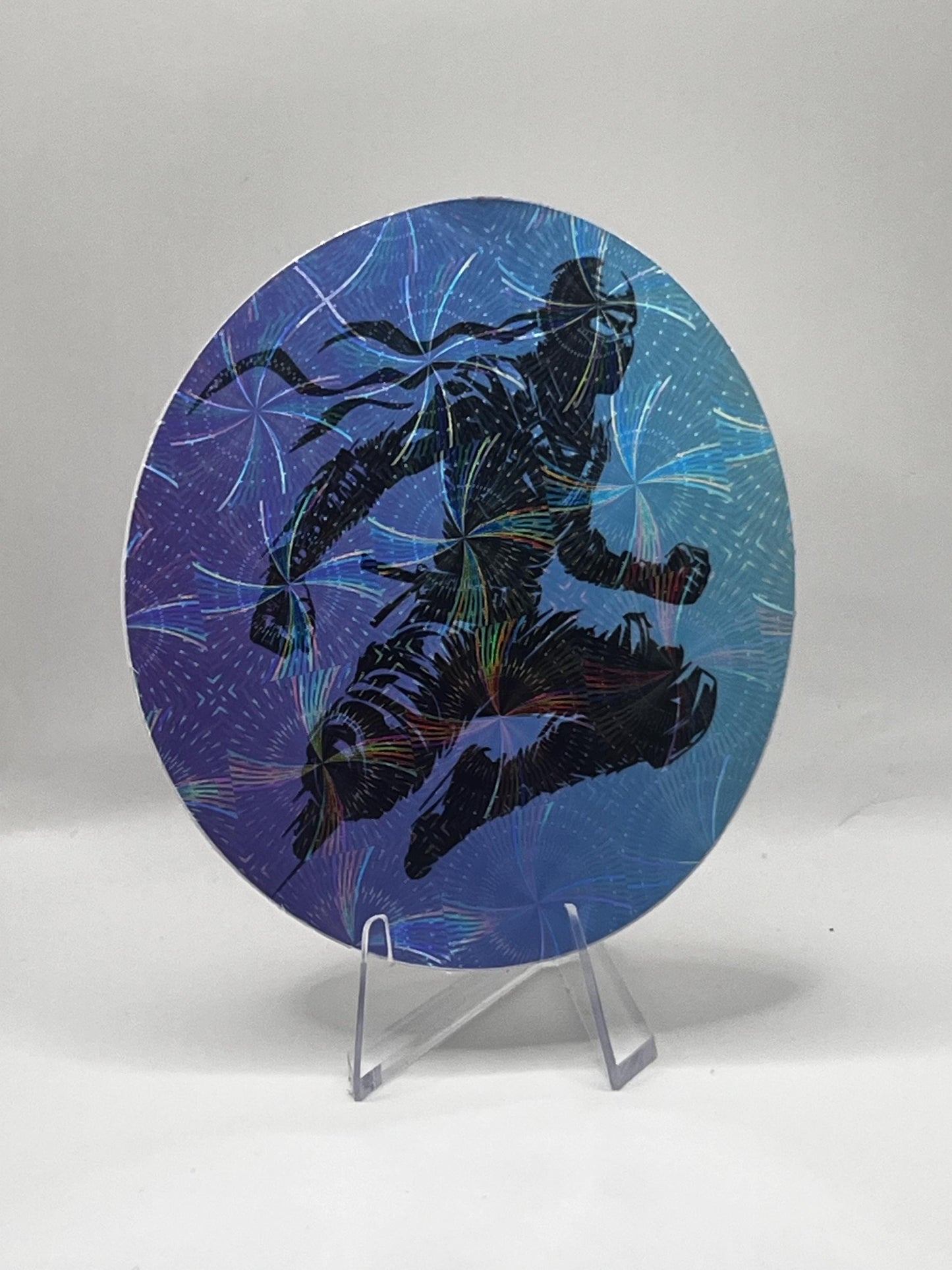 Spiral Laminated Ninja Sticker