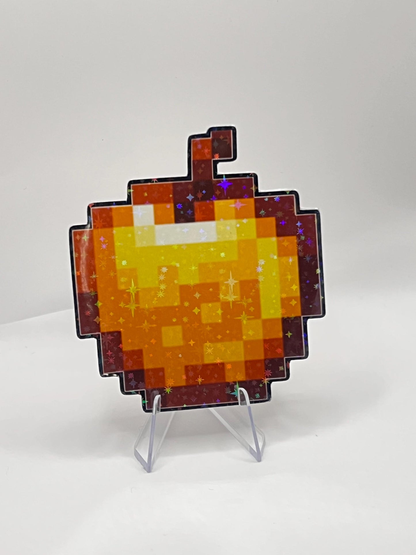 Galaxy Laminated Golden Apple(Minecraft) Sticker