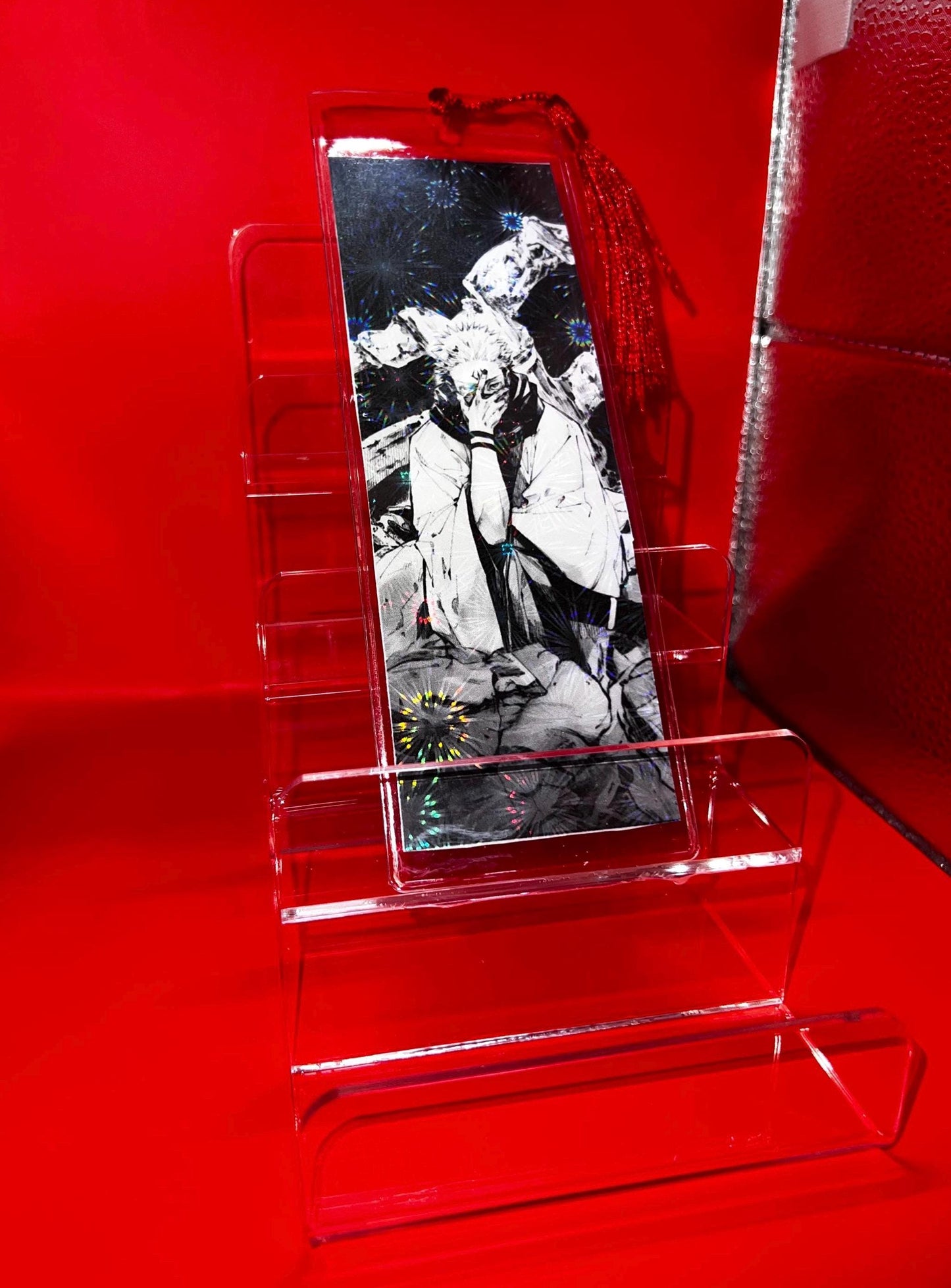 Firework Laminated/Tasselled Jujustu Kaisen Bookmark