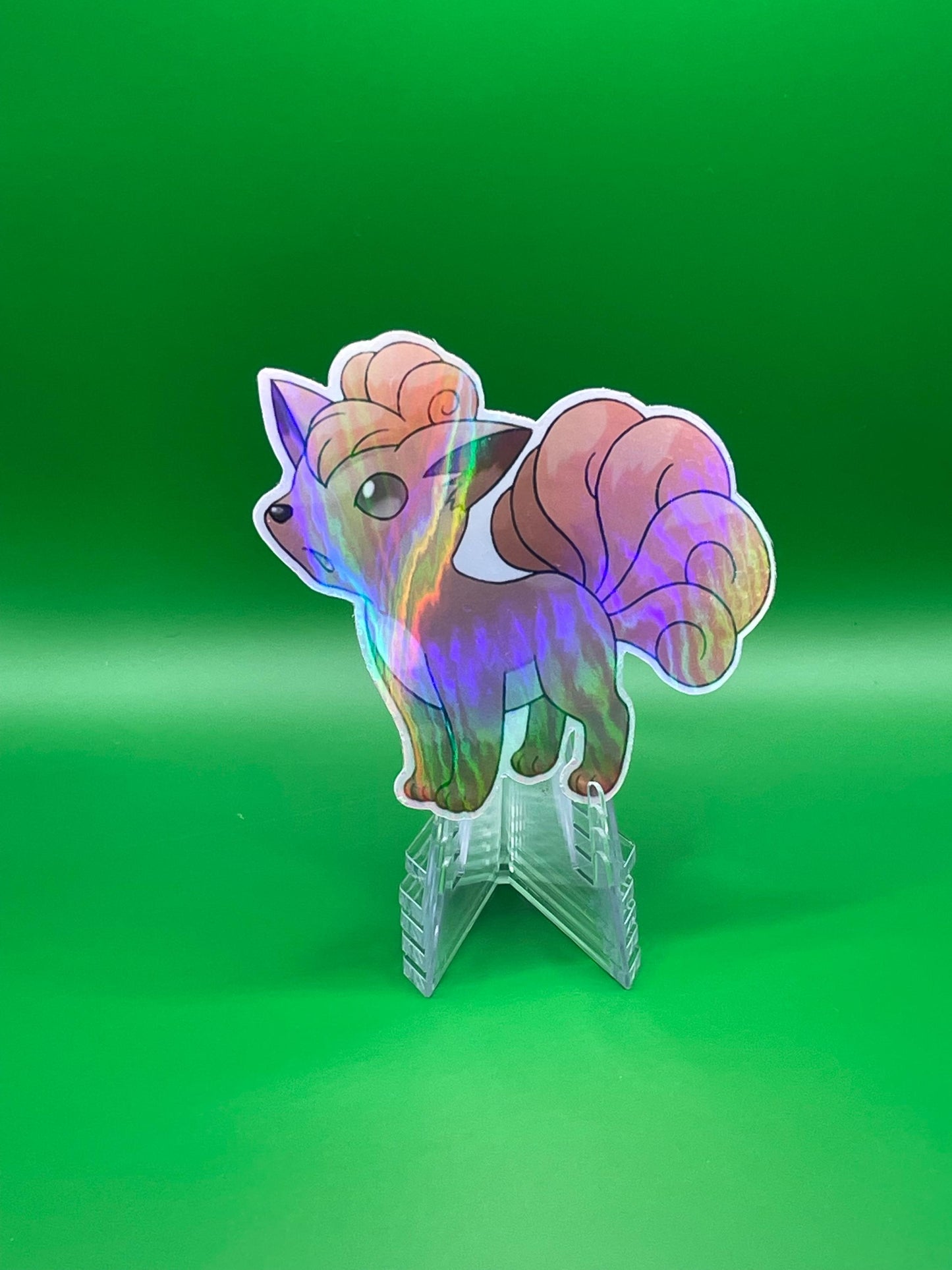 Metallic and Laminated Pokemon - Vulpix Sticker