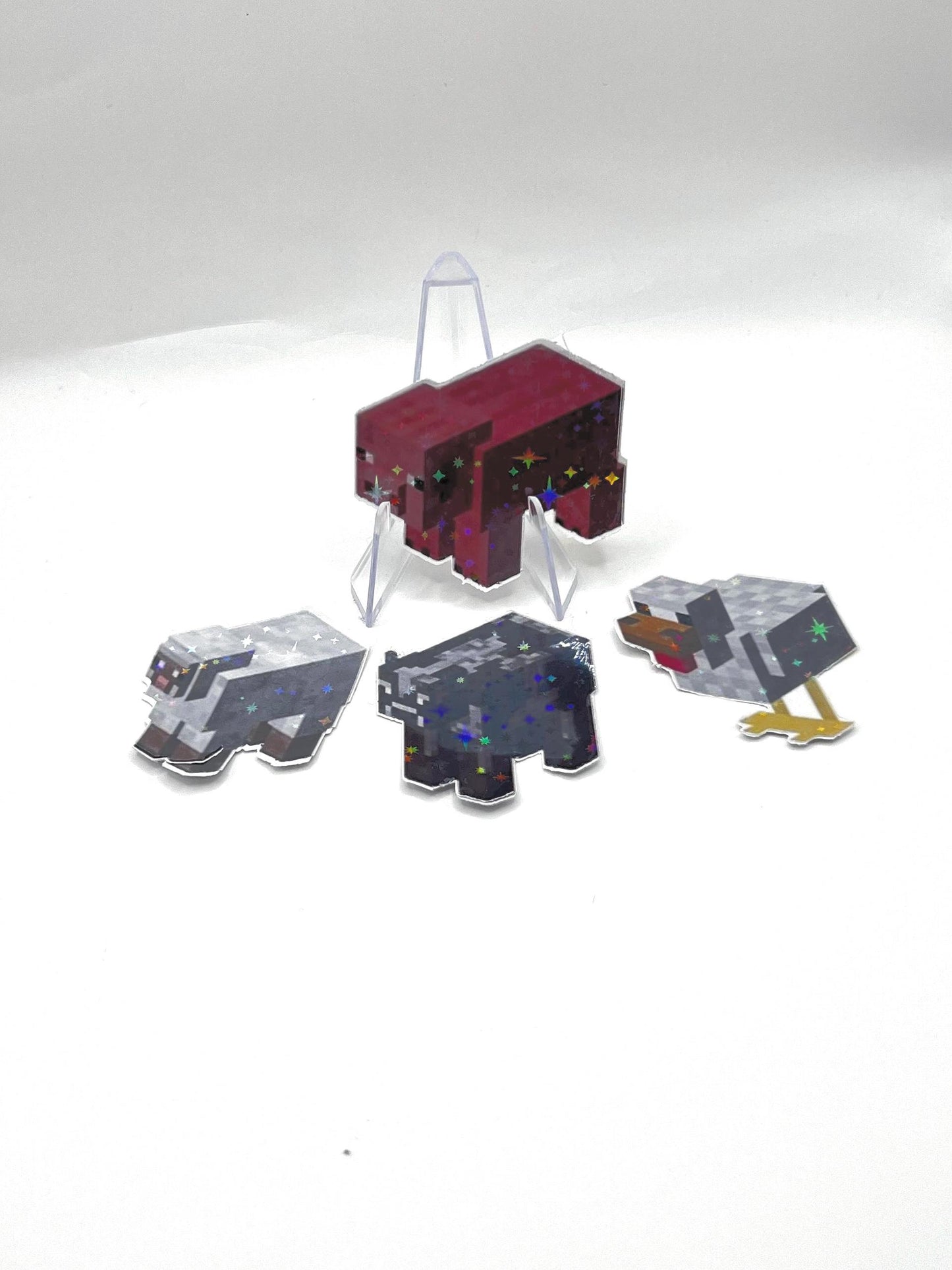 Galaxy Laminated Minecraft Mini Animal Set